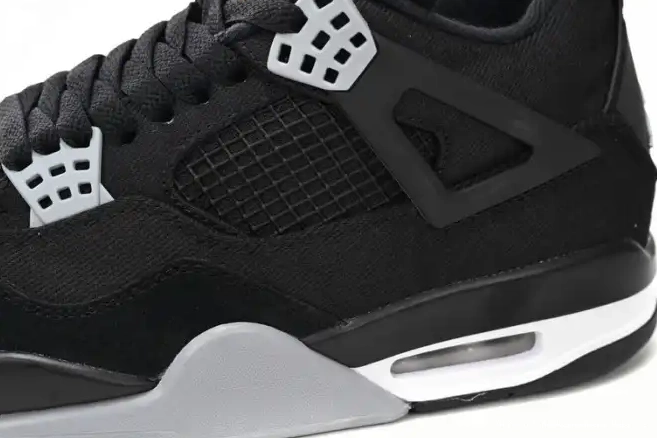 Official Maikesneakers Air Jordan Black 4 Canvas DH7138-006 0429